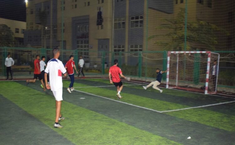  جانب من فعاليات مباريات اليوم الثاني للدورة الرمضانية لكرة القدم الخماسية التي أقيمت علي ملاعب الجامعة المصرية الروسية يوم الاربعاء الموافق ٢٠ / ٣ / ٢٠٢٤ .