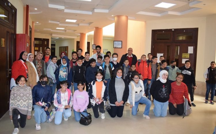  A day to develop children’s skills in the fields of “Environment and Energy” within the activities of the “Children’s University ” at the Egyptian Russian University