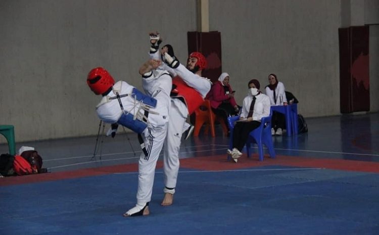  The Egyptian Russian University’s Taekwondo Team in the Universities Championship