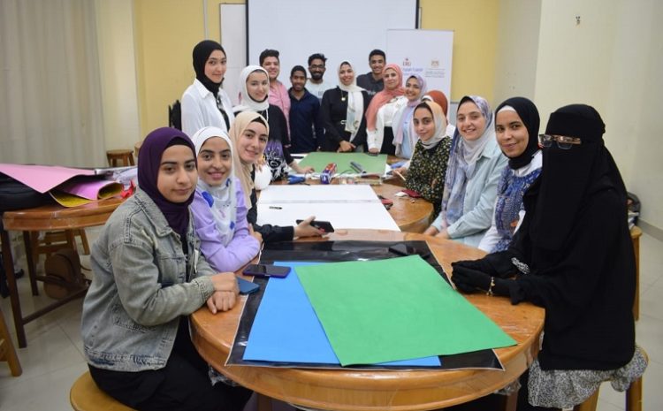  A Training Workshop about the basics of Handicrafts at the Egyptian Russian University