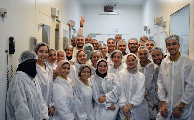  Students of the Faculty of Pharmacy on a scientific visit to the factory of ATCO  Pharma for Pharmaceutical and Veterinary Industries in Quesna