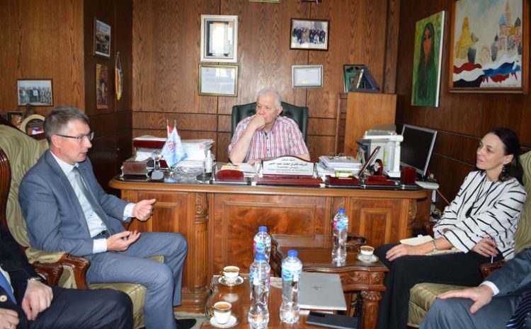  The delegation of the Russian Cultural Center is hosted by the Egyptian Russian University