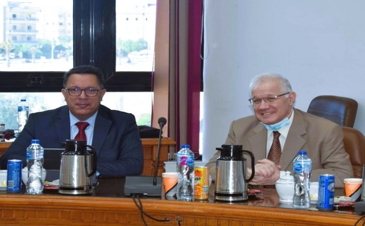  The Egyptian Russian University welcomes the Secretary General of the Union of Arab Scientific Research Councils