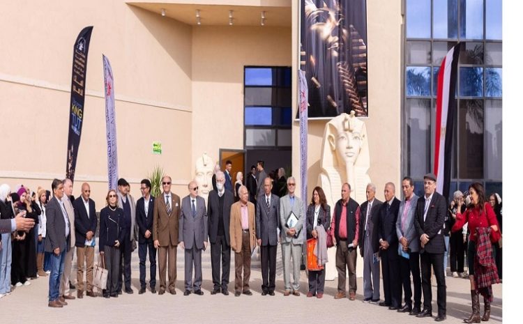  A part of “100-year anniversary of the discovery of the tomb of the golden Egyptian King Tutankhamun” celebration at the Egyptian-Russian University