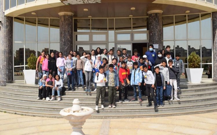  Part of the activities of the third day of the Children’s University at the Egyptian Russian University