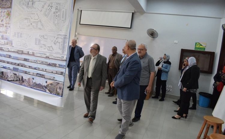  Part of the discussion of graduation projects for the Department of Construction Engineering and Architectural Engineering, Faculty of Engineering – Egyptian Russian University