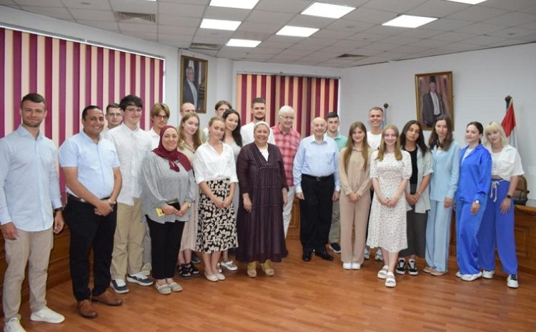  The Egyptian Russian University receives a student delegation from the Federal Republic of Russia