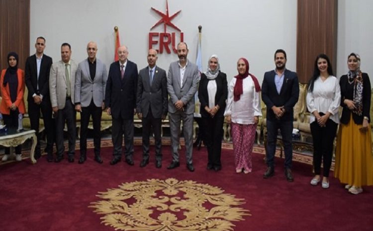  Reasons for the visit of the delegation of the Supreme Council of Universities to the Digital Transformation Center at the Egyptian Russian University.