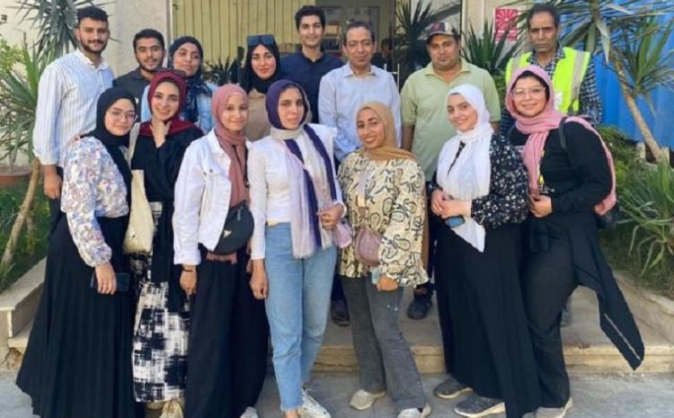  In the “Glass Home” company Applied Arts at the Egyptian Russian University organizes a visit for students to the 10th factories…