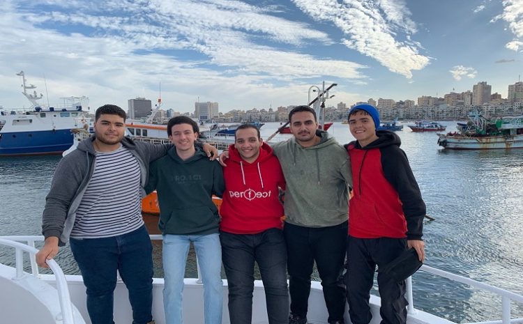  Snapshots from the university students’ trip to Alexandria on Friday, December 8, 2023