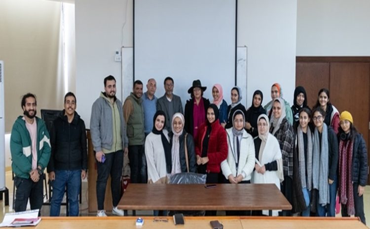  Presented by a member of the International Academy of Ceramics in Switzerland “Aesthetics of Contemporary Ceramics” – a workshop on fine arts at the Egyptian Russian University… photos