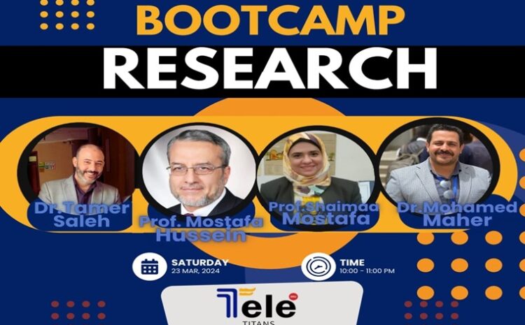  The first research camp “Research Bootcamp” of the Scientific Society for Communications, Electronics and Artificial Intelligence begins in the Faculty of Engineering at the Egyptian Russian University