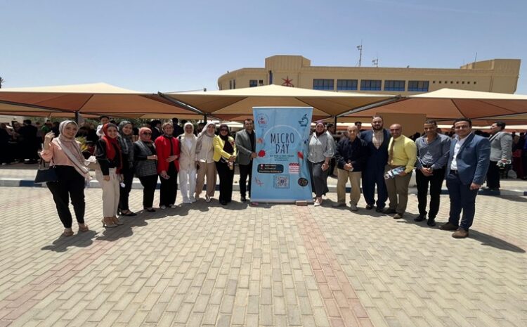  Holding a scientific day for microbiology at the Egyptian Russian University