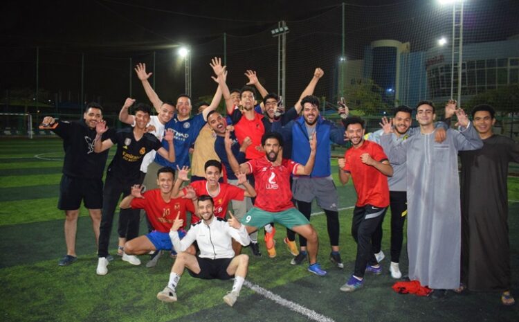 The end of Ramadan football tournament at the Egyptian Russian University stadiums